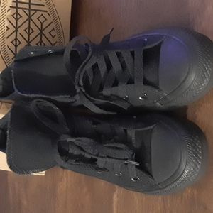 All black monochrome Adidas All Stars